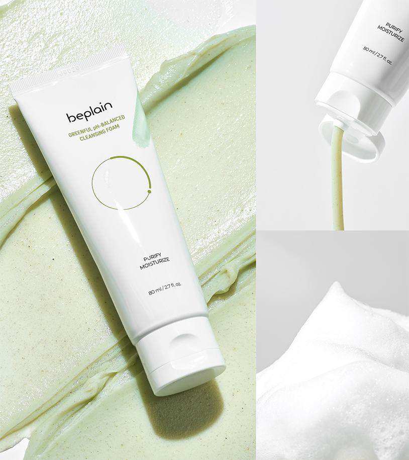 Beplain Mung Bean pH-Balanced Cleansing Foam 80ml