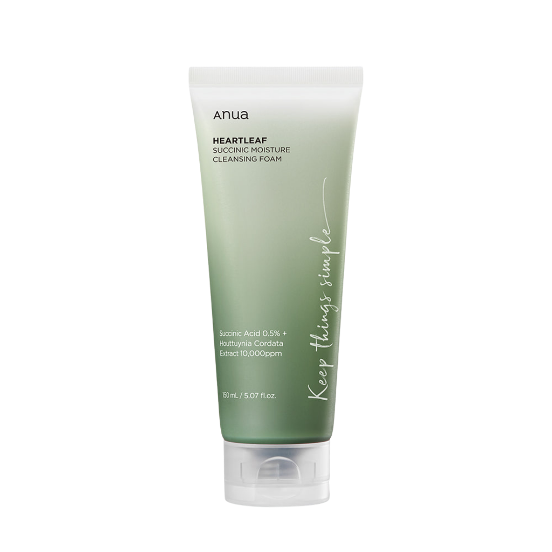Anua HEARTLEAF SUCCINIC MOISTURE CLEANSING FOAM 150ml