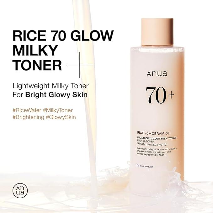 Anua RICE 70 GLOW MILKY TONER 250ml