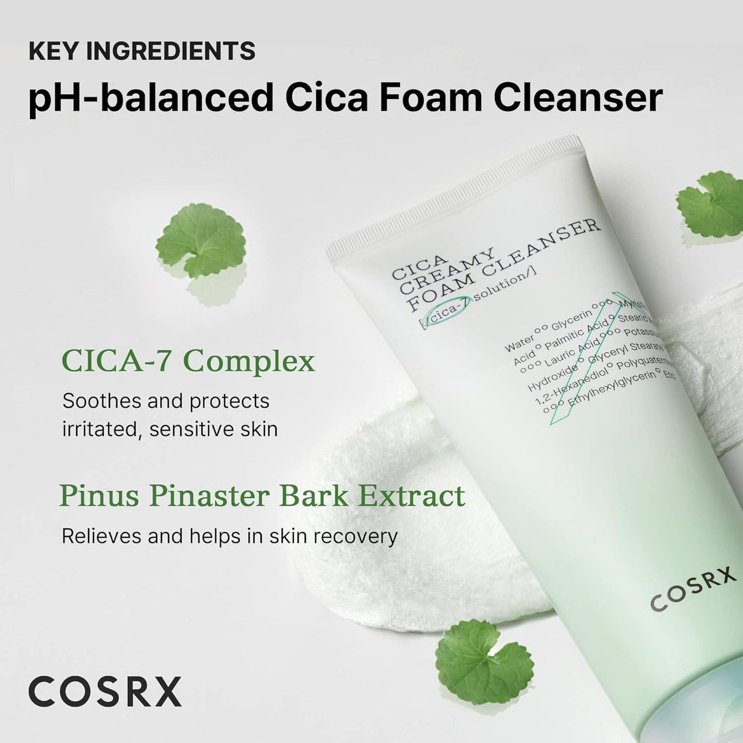 Cosrx Pure Fit Cica Creamy Foam Cleanser 150ml