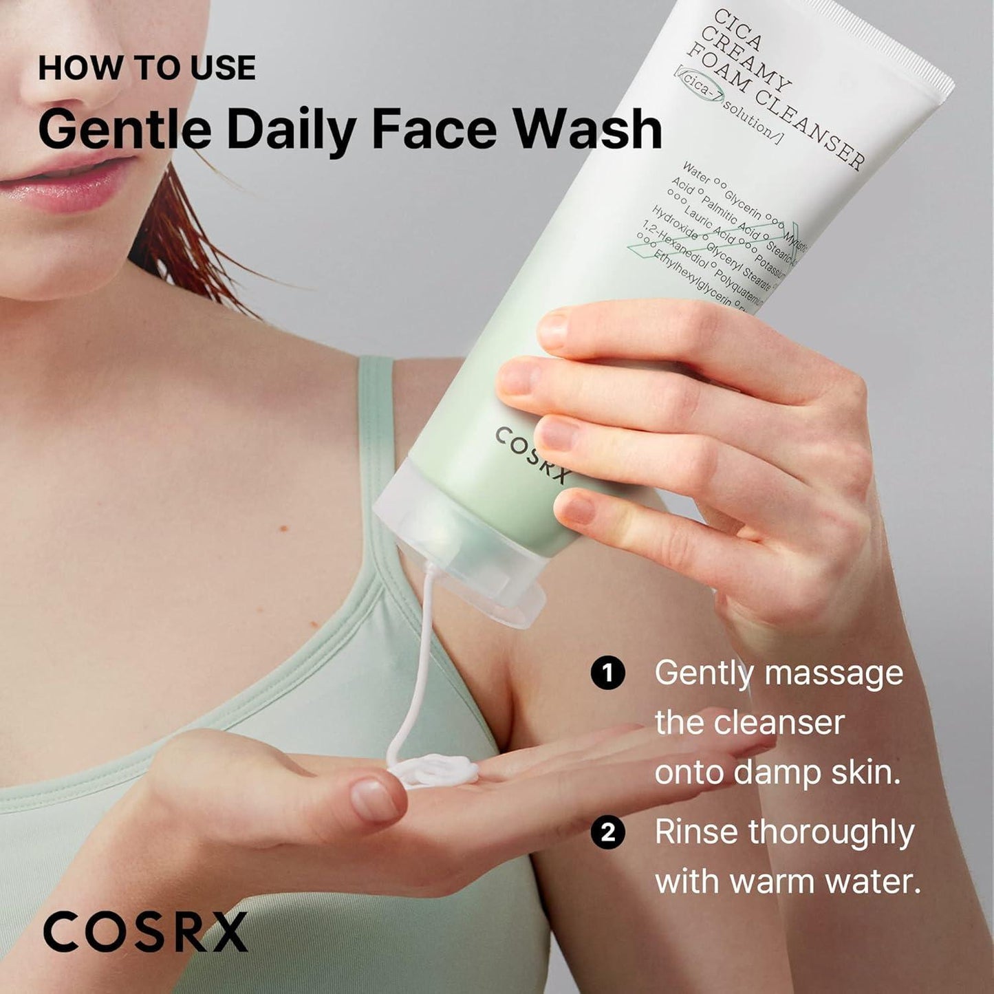 Cosrx Pure Fit Cica Creamy Foam Cleanser 150ml