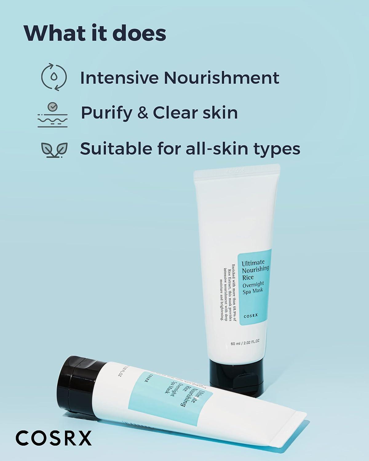 Cosrx Ultimate Nourishing Rice Overnight Spa Mask 60ml