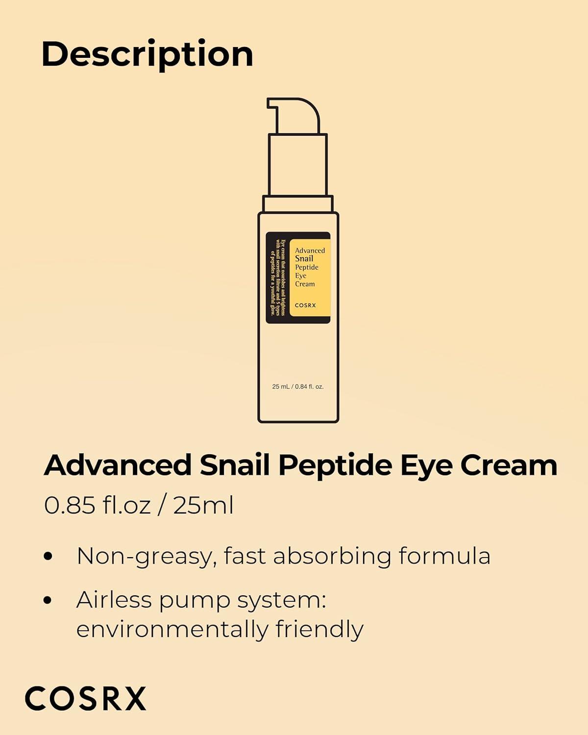 Cosrx Advanced Snail Peptide Eye Cream 25ml