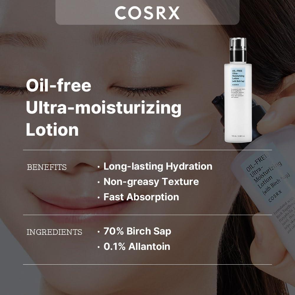 Cosrx Oil-Free Ultra-Moisturizing Lotion with Birch Sap 100ml