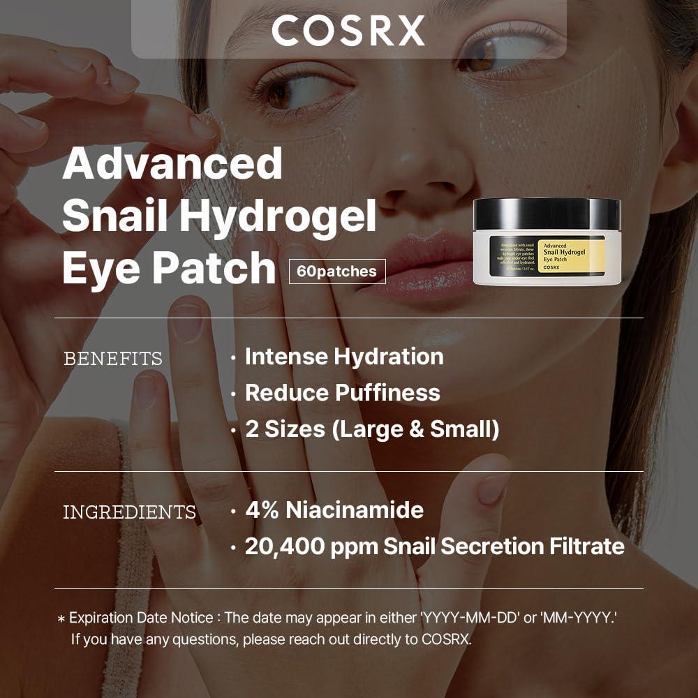 Cosrx Advanced Snail Hydrogel Eye Patch 60ea