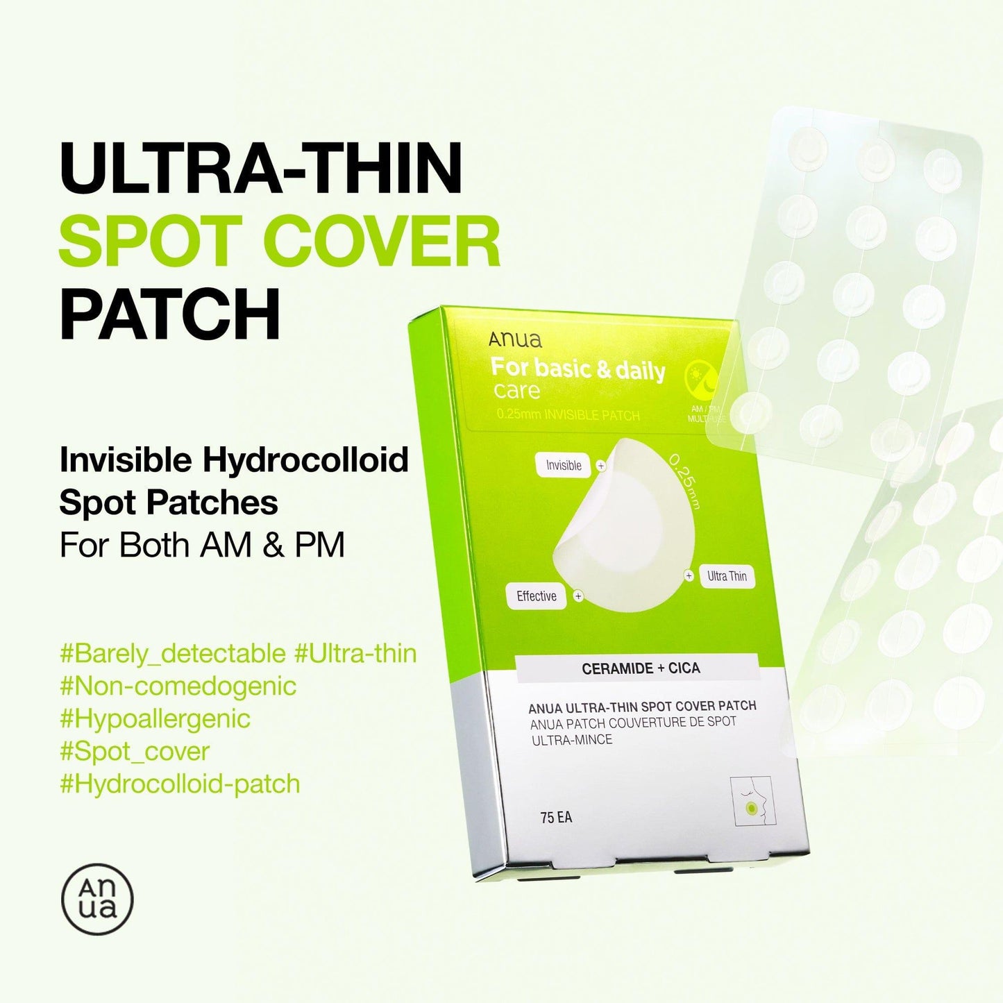 Anua Ultra Thin Spot Cover Patch 75ea